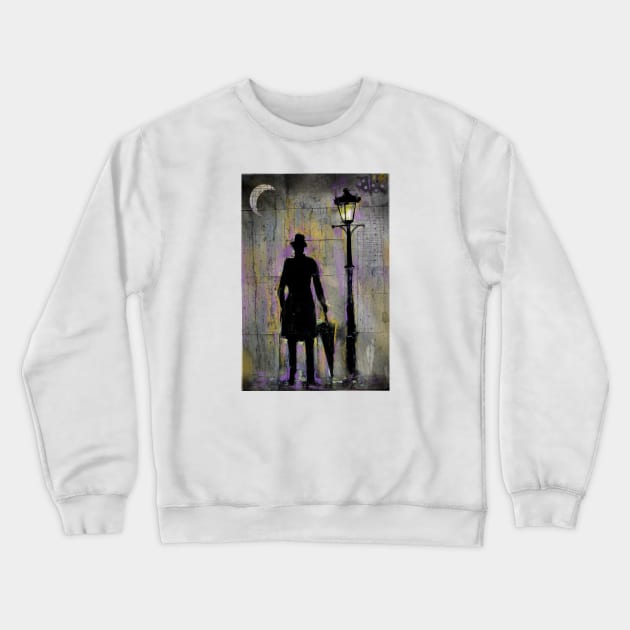 Dark was the night Crewneck Sweatshirt by Loui Jover 